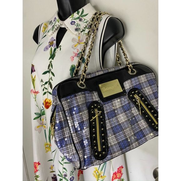 BETSEY JOHNSON Faux Leather Multicolor Tote Bag - Picture 8 of 11